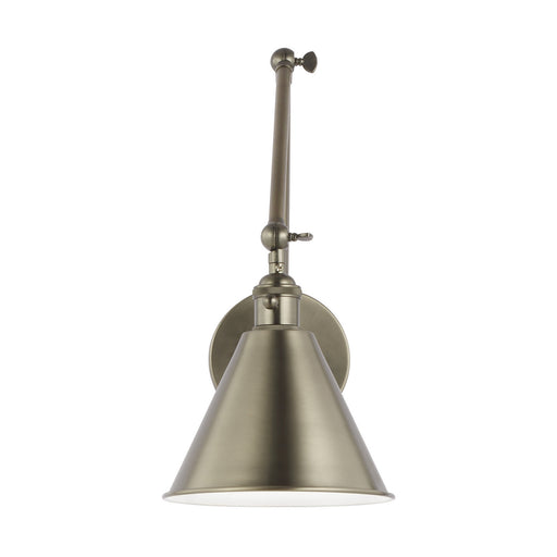 Myhouse Lighting Visual Comfort Studio - 4298101-965 - One Light Wall Sconce - Salem - Antique Brushed Nickel