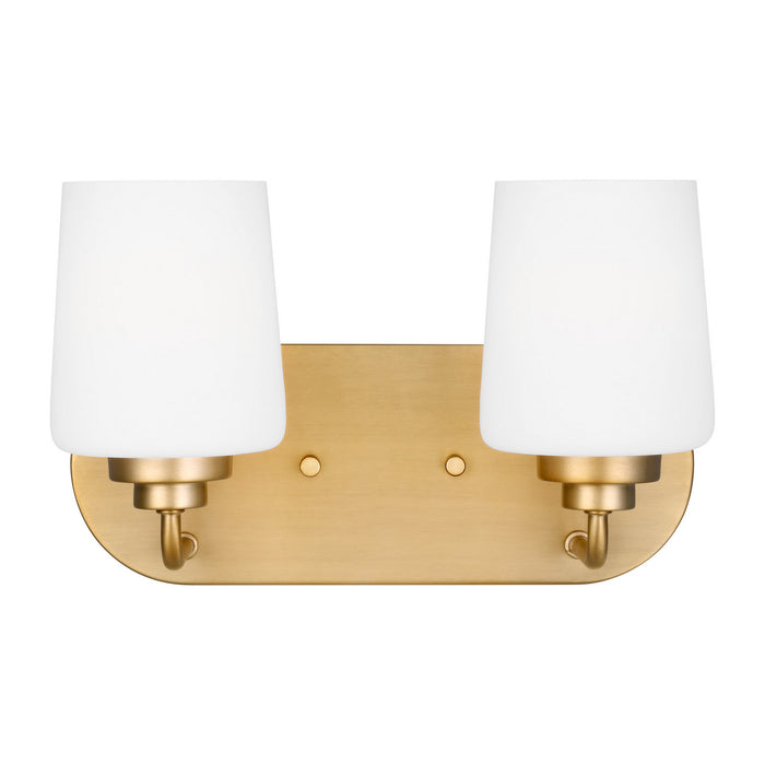 Myhouse Lighting Generation Lighting - 4402802-848 - Two Light Wall / Bath - Windom - Satin Brass