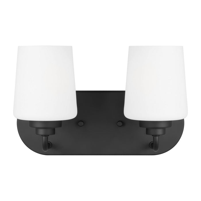 Myhouse Lighting Generation Lighting - 4402802EN3-112 - Two Light Wall / Bath - Windom - Midnight Black