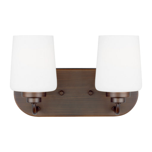 Myhouse Lighting Generation Lighting - 4402802EN3-710 - Two Light Wall / Bath - Windom - Bronze