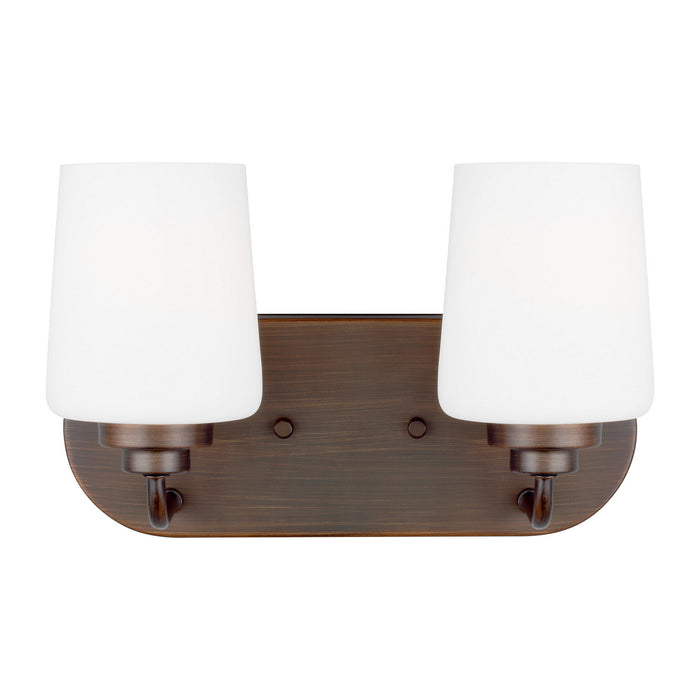 Myhouse Lighting Generation Lighting - 4402802EN3-710 - Two Light Wall / Bath - Windom - Bronze