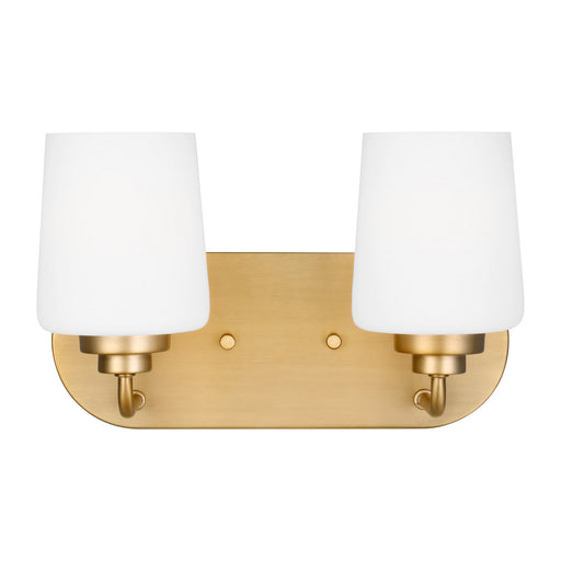 Myhouse Lighting Generation Lighting - 4402802EN3-848 - Two Light Wall / Bath - Windom - Satin Brass