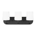 Myhouse Lighting Generation Lighting - 4402803-112 - Three Light Wall / Bath - Windom - Midnight Black