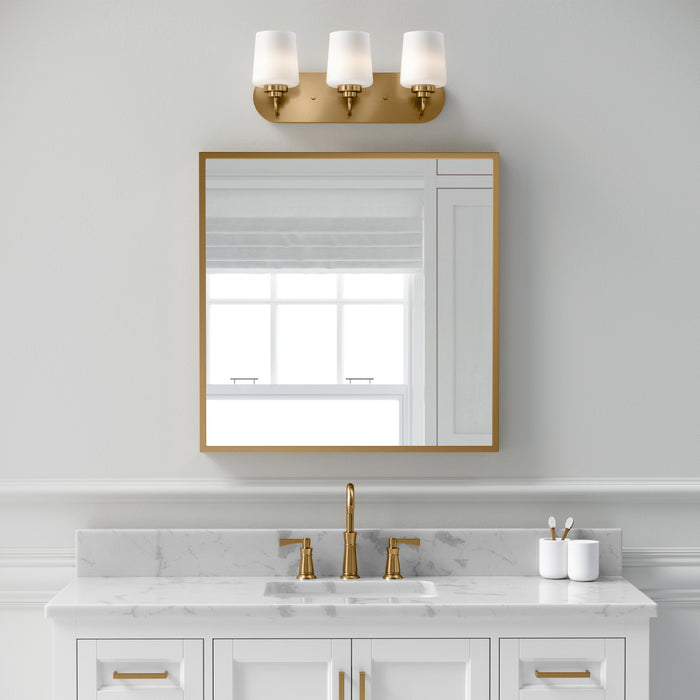 Myhouse Lighting Generation Lighting - 4402803-848 - Three Light Wall / Bath - Windom - Satin Brass