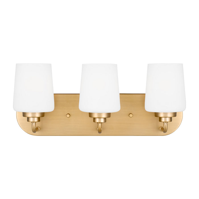 Myhouse Lighting Generation Lighting - 4402803-848 - Three Light Wall / Bath - Windom - Satin Brass