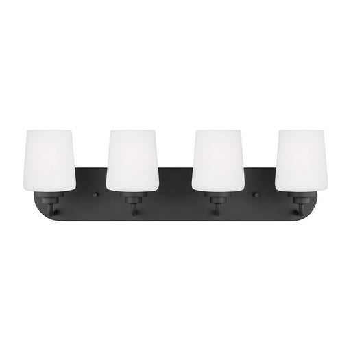 Myhouse Lighting Generation Lighting - 4402804-112 - Four Light Wall / Bath - Windom - Midnight Black