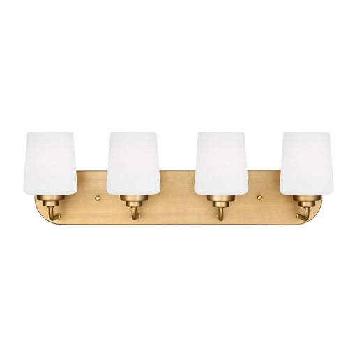 Myhouse Lighting Generation Lighting - 4402804-848 - Four Light Wall / Bath - Windom - Satin Brass