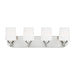 Myhouse Lighting Generation Lighting - 4402804EN3-962 - Four Light Wall / Bath - Windom - Brushed Nickel