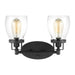 Myhouse Lighting Generation Lighting - 4414502-112 - Two Light Wall / Bath - Belton - Midnight Black