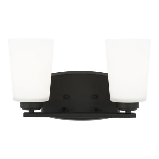 Myhouse Lighting Generation Lighting - 4428902EN3-112 - Two Light Wall / Bath - Franport - Midnight Black