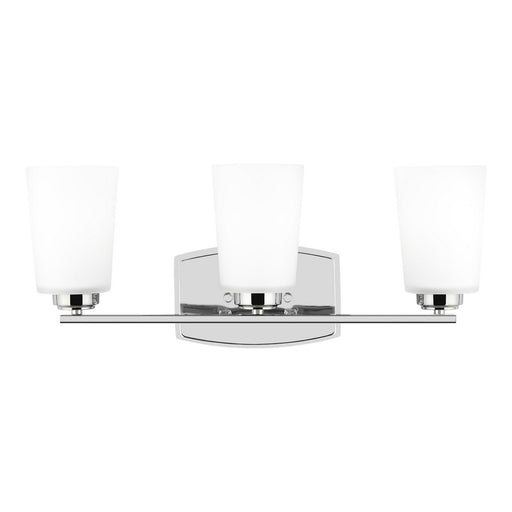 Myhouse Lighting Generation Lighting - 4428903-05 - Three Light Wall / Bath - Franport - Chrome