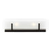 Myhouse Lighting Visual Comfort Studio - 4430802-112 - Two Light Wall / Bath - Syll - Midnight Black