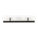 Myhouse Lighting Visual Comfort Studio - 4430804-112 - Four Light Wall / Bath - Syll - Midnight Black