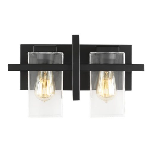 Myhouse Lighting Generation Lighting - 4441502-112 - Two Light Wall / Bath - Mitte - Midnight Black