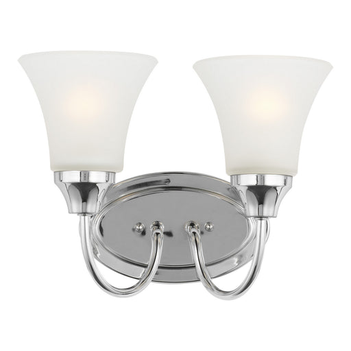 Myhouse Lighting Generation Lighting - 44806-05 - Two Light Wall / Bath - Holman - Chrome