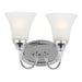 Myhouse Lighting Generation Lighting - 44806-05 - Two Light Wall / Bath - Holman - Chrome