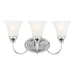 Myhouse Lighting Generation Lighting - 44807-05 - Three Light Wall / Bath - Holman - Chrome