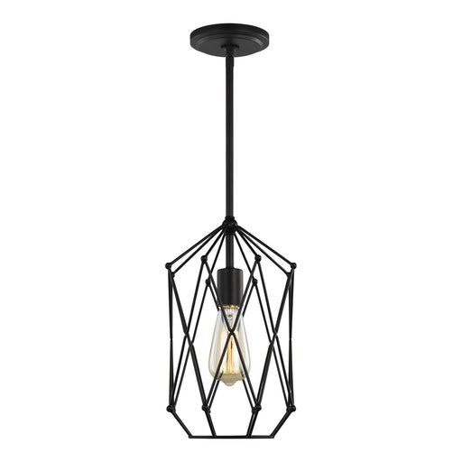 Myhouse Lighting Visual Comfort Studio - 5134101-112 - One Light Lantern - Zarra - Midnight Black