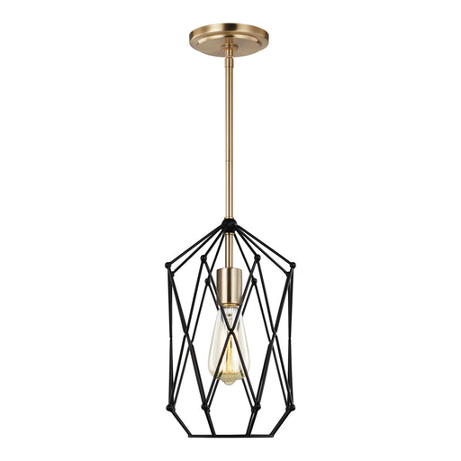 Myhouse Lighting Visual Comfort Studio - 5134101-848 - One Light Lantern - Zarra - Satin Brass