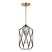 Myhouse Lighting Visual Comfort Studio - 5134101-848 - One Light Lantern - Zarra - Satin Brass