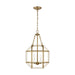 Myhouse Lighting Visual Comfort Studio - 5179403-848 - Three Light Lantern - Morrison - Satin Brass