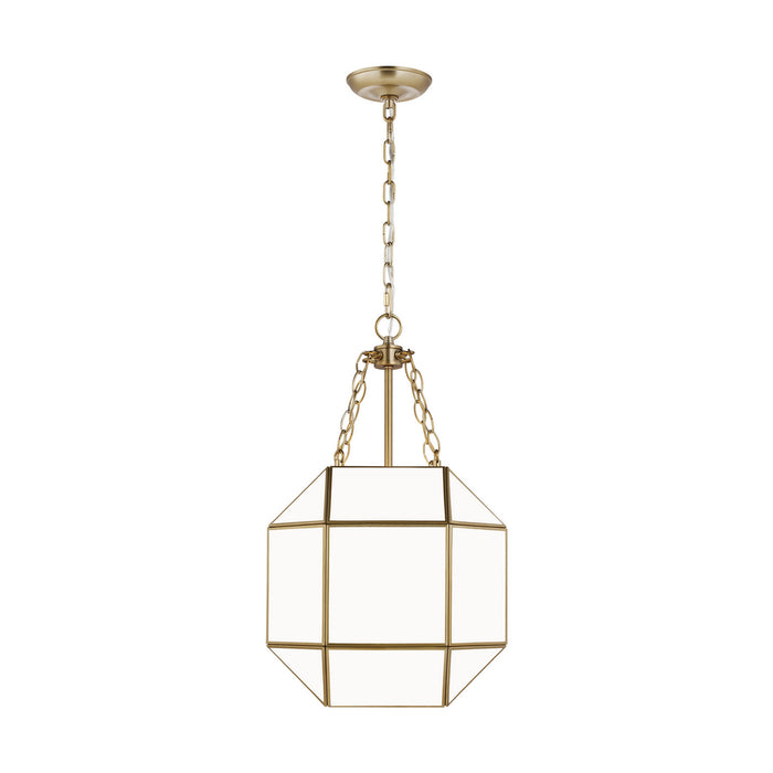 Myhouse Lighting Visual Comfort Studio - 5179453-848 - Three Light Lantern - Morrison - Satin Brass