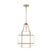 Myhouse Lighting Visual Comfort Studio - 5179453-848 - Three Light Lantern - Morrison - Satin Brass