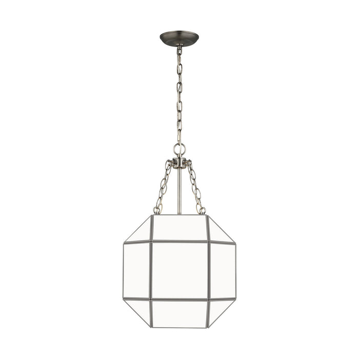 Myhouse Lighting Visual Comfort Studio - 5179453-965 - Four Light Lantern - Morrison - Antique Brushed Nickel