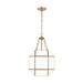 Myhouse Lighting Visual Comfort Studio - 5179453EN-848 - Three Light Lantern - Morrison - Satin Brass