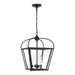 Myhouse Lighting Visual Comfort Studio - 5191004EN-112 - Four Light Lantern - Charleston - Midnight Black