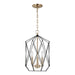 Myhouse Lighting Visual Comfort Studio - 5234103-848 - Three Light Lantern - Zarra - Satin Brass