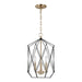 Myhouse Lighting Visual Comfort Studio - 5234103EN-848 - Three Light Lantern - Zarra - Satin Brass