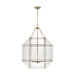 Myhouse Lighting Visual Comfort Studio - 5279404-848 - Four Light Lantern - Morrison - Satin Brass