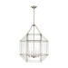 Myhouse Lighting Visual Comfort Studio - 5279404EN-965 - Four Light Lantern - Morrison - Antique Brushed Nickel