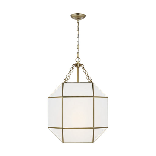 Myhouse Lighting Visual Comfort Studio - 5279453-848 - Three Light Lantern - Morrison - Satin Brass