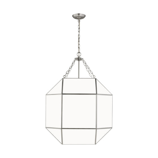 Myhouse Lighting Visual Comfort Studio - 5279454-962 - Four Light Lantern - Morrison - Brushed Nickel