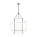 Myhouse Lighting Visual Comfort Studio - 5279454EN-962 - Four Light Lantern - Morrison - Brushed Nickel