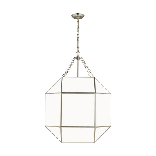 Myhouse Lighting Visual Comfort Studio - 5279454EN-965 - Four Light Lantern - Morrison - Antique Brushed Nickel