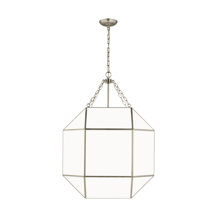 Myhouse Lighting Visual Comfort Studio - 5279454EN-965 - Four Light Lantern - Morrison - Antique Brushed Nickel