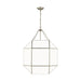 Myhouse Lighting Visual Comfort Studio - 5279454EN-965 - Four Light Lantern - Morrison - Antique Brushed Nickel