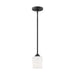 Myhouse Lighting Generation Lighting - 6102801-112 - One Light Mini-Pendant - Windom - Midnight Black