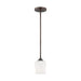 Myhouse Lighting Generation Lighting - 6102801-710 - One Light Mini-Pendant - Windom - Bronze