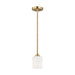 Myhouse Lighting Generation Lighting - 6102801-848 - One Light Mini-Pendant - Windom - Satin Brass