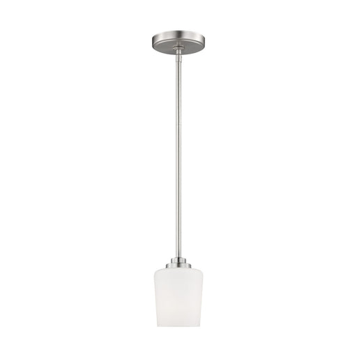 Myhouse Lighting Generation Lighting - 6102801-962 - One Light Mini-Pendant - Windom - Brushed Nickel