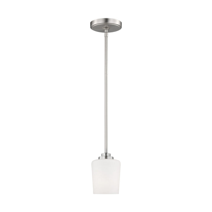 Myhouse Lighting Generation Lighting - 6102801-962 - One Light Mini-Pendant - Windom - Brushed Nickel