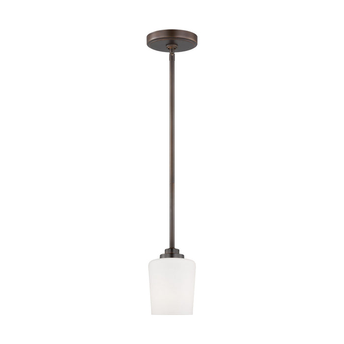 Myhouse Lighting Generation Lighting - 6102801EN3-710 - One Light Mini-Pendant - Windom - Bronze