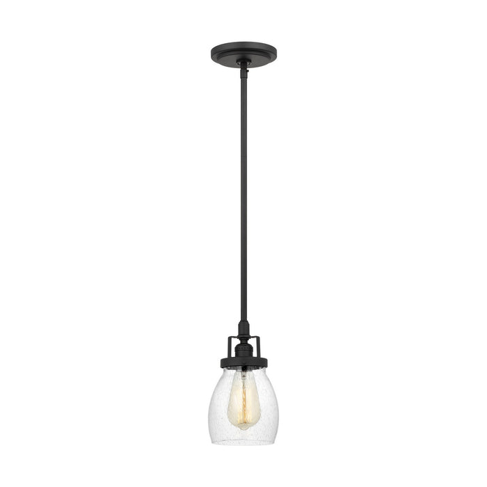 Myhouse Lighting Generation Lighting - 6114501-112 - One Light Mini-Pendant - Belton - Midnight Black