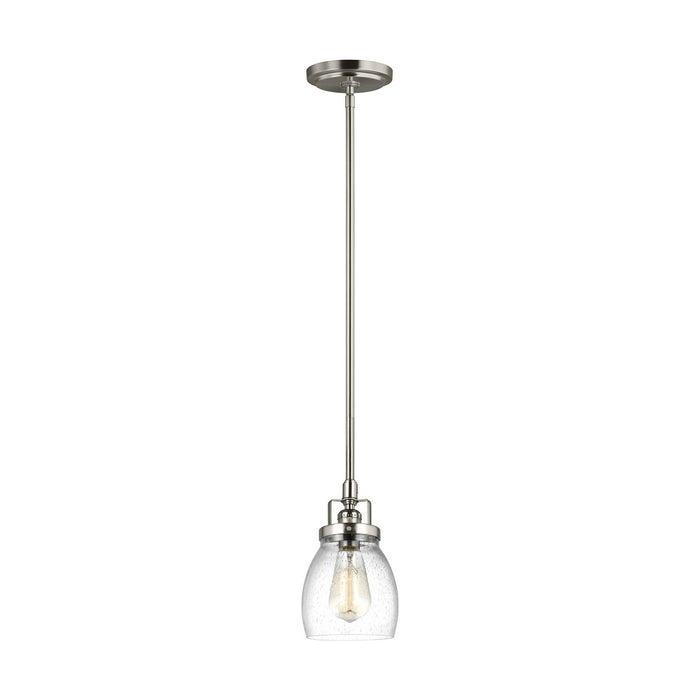 Myhouse Lighting Generation Lighting - 6114501EN7-962 - One Light Mini-Pendant - Belton - Brushed Nickel