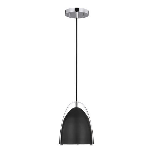 Myhouse Lighting Visual Comfort Studio - 6151701-05 - One Light Mini-Pendant - Norman - Chrome