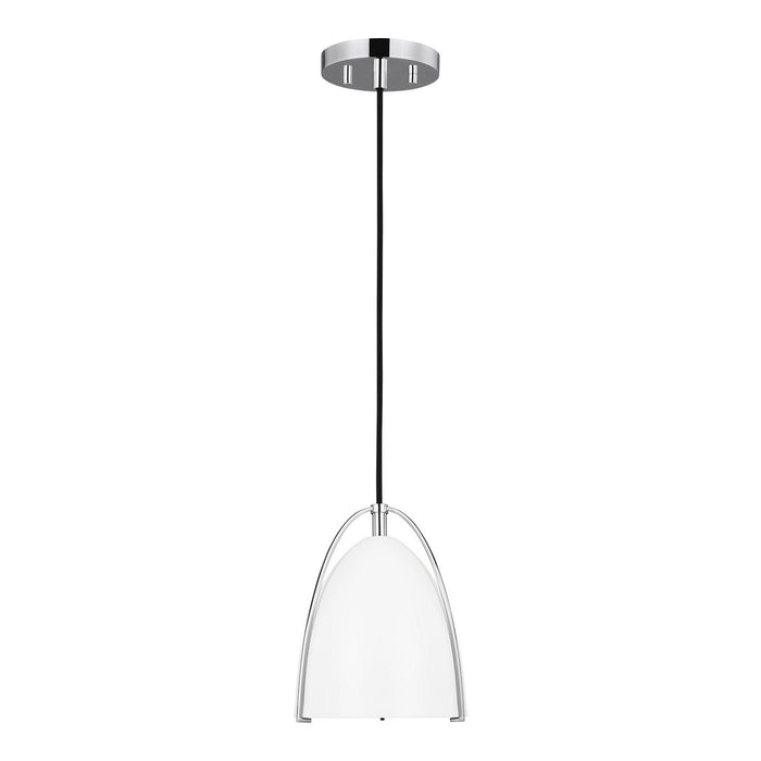 Myhouse Lighting Visual Comfort Studio - 6151801-05 - One Light Mini-Pendant - Norman - Chrome